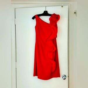 TERI JON by RICKIE FREEMAN RED DRESS
